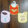 Imported Pack of 3 bibs red wwf