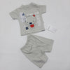Imported Baby suit for summer - teddy bear light green