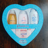 Soft and mild Jhonson's bath care kit - blue