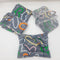 8 PIECES  BABY BEDDING GREY - MULTI HEARTS