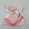 Emporio baby fur blanket  pink bear