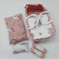5 pieces Baby carrier pink - elephant unicorn