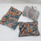 8 PIECES  BABY BEDDING grey yellow brown leaf