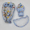 8 pieces snuggle blue grey cars