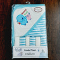 Baby bath towel with 6 face towels