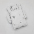 CARRY NEST WITH PILLOW WHITE GREY STARS