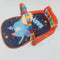 Baby play gym mat with piano music elephant orange
