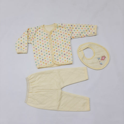 Baby suits for winter polka dotted