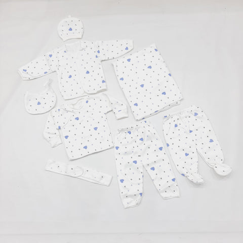 8 pieces baby suit for winter hearts