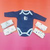 Pack Of  5 Baby's Body Suits Blue