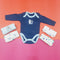 Pack Of  5 Baby's Body Suits Blue