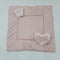 Bow hearts Ribbon carry nest pink lining dotted