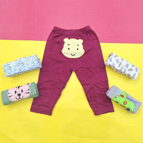 Pack of 5 trousers tiger bear car
