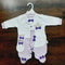 Imported Baby Romper purple crown