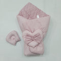 Bow hearts Ribbon carry nest pink flower lining