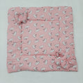 Bow hearts Ribbon carry nest pink cat