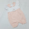 Baby girl Romper  -  flower hearts