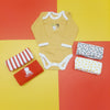 Pack Of5 Baby Body Suit - Red