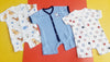 Pack of 3 sleep suit - blue