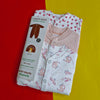 Pack of 3 sleep suit - White Pink Dotted