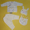 4 Pieces Baby Suits For Summer princess rabbit