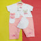 Turkish Baby Romper Half Sleeves pink Mickey