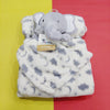 Emporio Blanket With stuff Toy Grey elephant