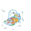 Baby play gym mat with piano music monkey