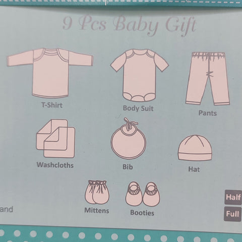 9 PIECES BABY GIFT SETS