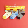 pack of 3 socks bear paws