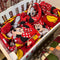8 Pieces Cot Set Red mickey