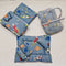 8 PIECES  BABY BEDDING BLUE PLANETS