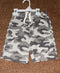 Imported baba shorts grey army print