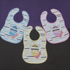 Pack of 3 imported Baby bibs - giraffe