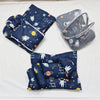 8 PIECESBABY BEDDING Blue planet