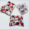 8 PIECESBABY BEDDING Butterfly Red