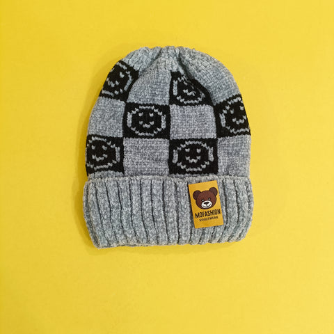 Imported Woolen Cap Smile Face