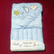 Baby bath towel with 6 face towels