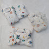 8 Pieces Baby Bedding white planet