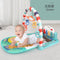 Baby play gym mat with piano music animals