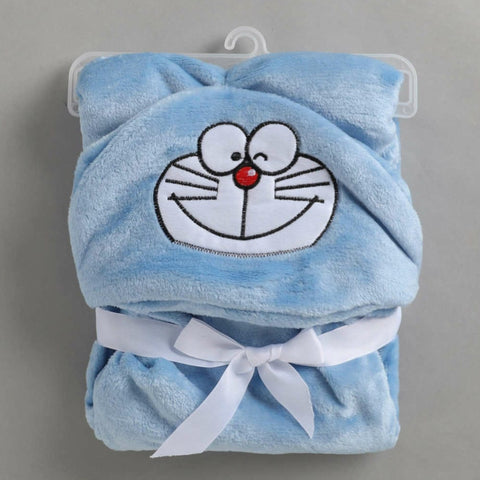Blanket Shawl Blue Doremon