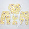5 pieces Baby Suit for winter - yellow cow