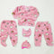 5 pieces Baby Suit for winter - Pink crown