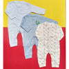 Pack of 3 Sleep Suit Blue Boys