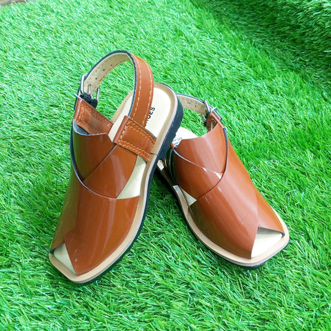 Peshawari Chappal - Mustard - 04