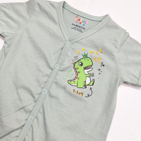 TBS_BRL - Pack of 3 - Short Leg Rompers - Jungle Fun