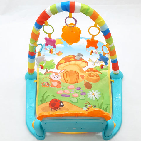 Baby Play Gym Mat With Piano Music Mushroom
