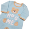 Baby Romper for winter - blue bear