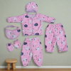 Six pieces Baby Suit For Winter Pink sheep