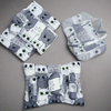 8 Pieces Baby Bedding set grey white cat Vol-29-8